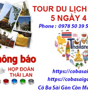 Thông Tin Họp Đoàn Tour Thái Lan Cô Ba Sài Gòn